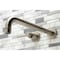 Kingston Brass KS8048DL Wall Mount Tub Faucet, Brushed Nickel KS8048DL - alternate 2